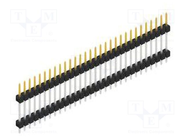 Connector: pin strips; pin header; male; PIN: 30; 2.54mm; THT; 1x30