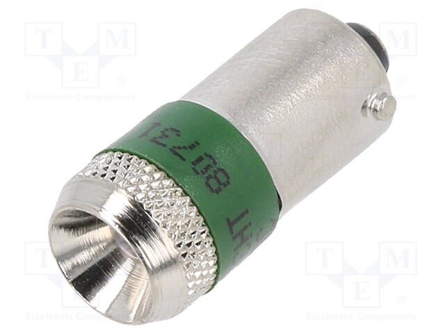LED lamp; Colour: green; Cap: BA9S; 48VAC; 48VDC