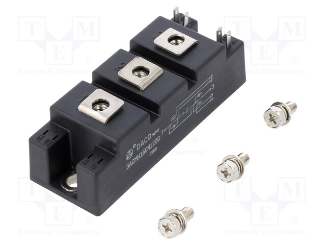 Module; transistor/transistor; 1.2kV; 110A; HB9434; screw; screw