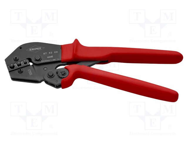 Tool: for crimping; insulated solder sleeves; 10mm2,16mm2,25mm2