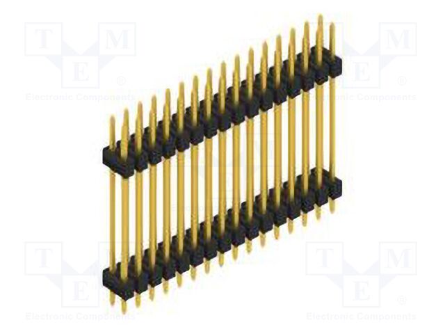 Connector: pin strips; pin header; male; PIN: 32; 2.54mm; THT; 2x16