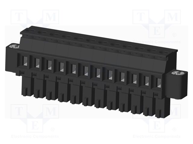 Connector: pluggable terminal block; plug; female; angled 90°