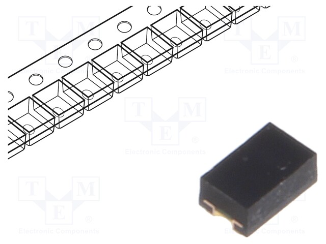 PIN photodiode; 950nm; 0.75-1.05um; 120°; Mounting: SMD