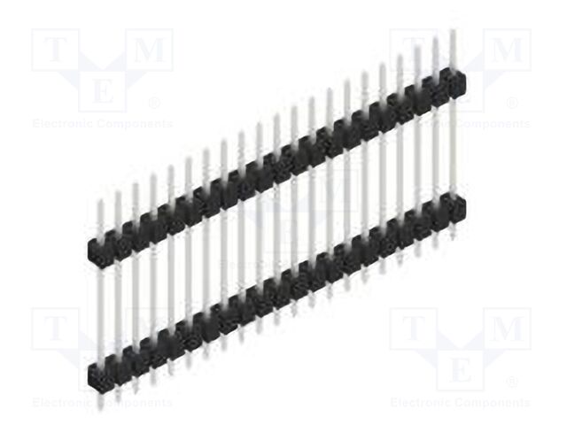 Connector: pin strips; pin header; male; PIN: 21; 2.54mm; THT; 1x21