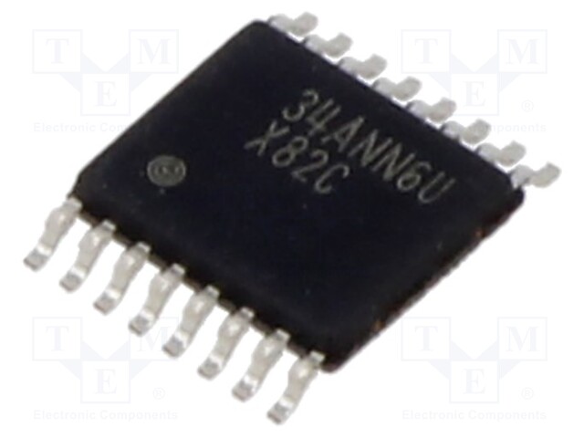 IC: D/A converter; 8bit; 220ksps; Ch: 8; TSSOP16; -40÷125°C