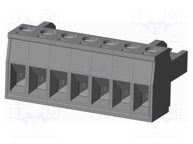 Connector: pluggable terminal block; plug; female; straight; grey