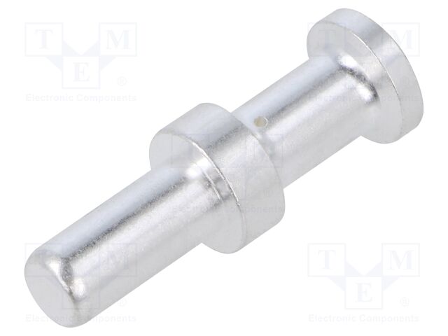 Heavy Duty Connector Contact, CLASS CG Series, Pin, 5 AWG, Crimp, 100 A, Brass