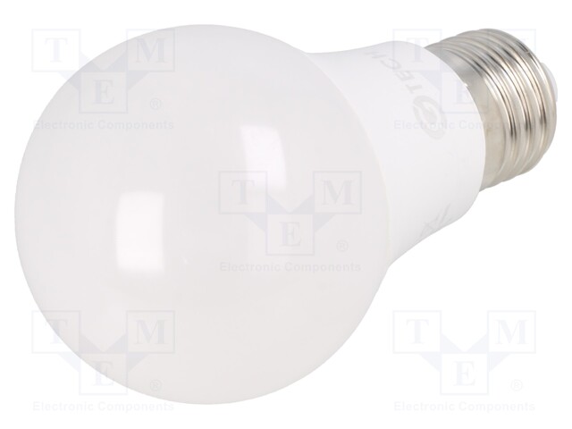 LED lamp; neutral white; E27; 230VAC; 8.8W; 200°; 4000K; 3pcs.