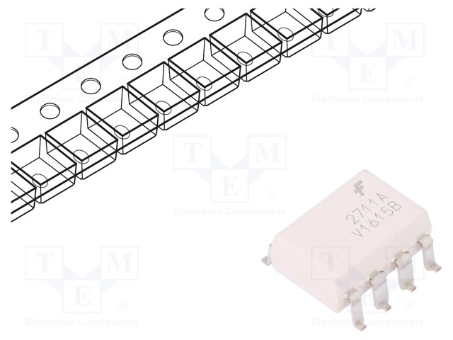 Optocoupler; SMD; Channels: 1; Out: transistor; Uinsul: 5kV; Uce: 30V
