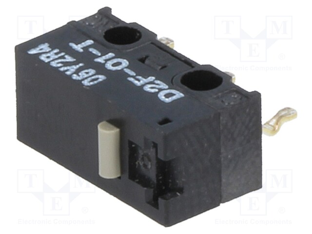 Microswitch SNAP ACTION; without lever; SPDT; 0.1A/30VDC; Pos: 2