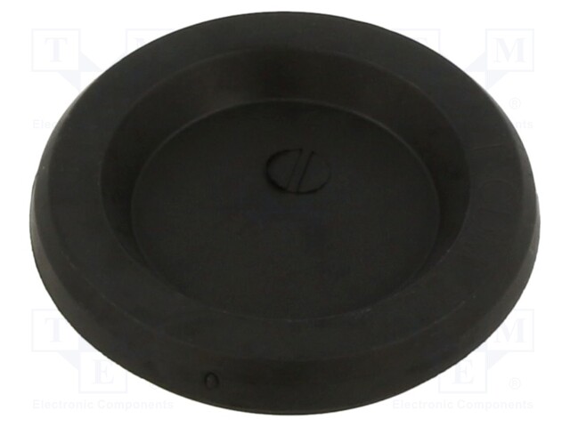 Grommet; with bulkhead; Ømount.hole: 40.2mm; black; Øcable: 1÷29mm