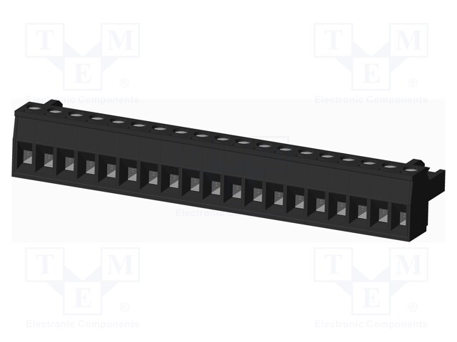 Connector: pluggable terminal block; plug; female; straight; 300V