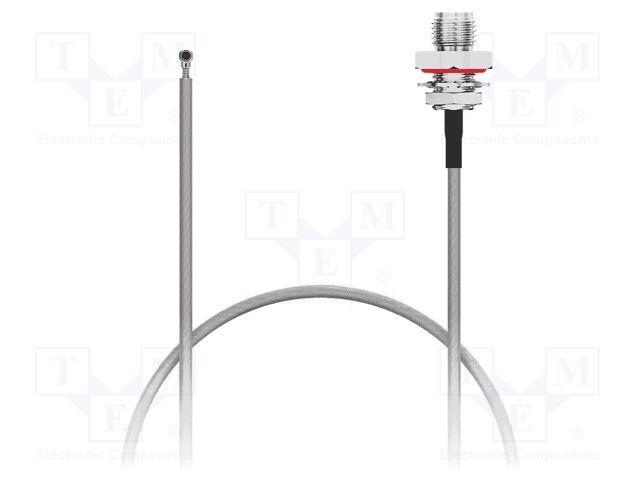 Cable; IPEX MHF 4L,SMA female; black; -40÷85°C; 0÷6GHz; 200mm; 50Ω