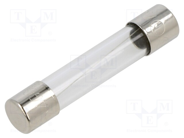 Fuse: fuse; quick blow; 3A; 250VAC; cylindrical,glass; 6.3x32mm