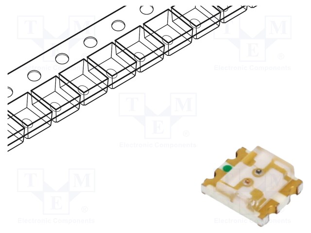 LED; SMD; 3227; red,yellow green; 3.2x2.7mm; 120°; λd red: 640nm