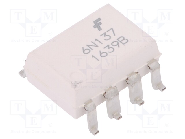 Optocoupler; SMD; Channels: 1; Out: logic; 5kV; 10Mbps; Gull wing 8