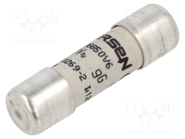 Fuse: fuse; gG; 6A; 500VAC; ceramic; 10x38mm