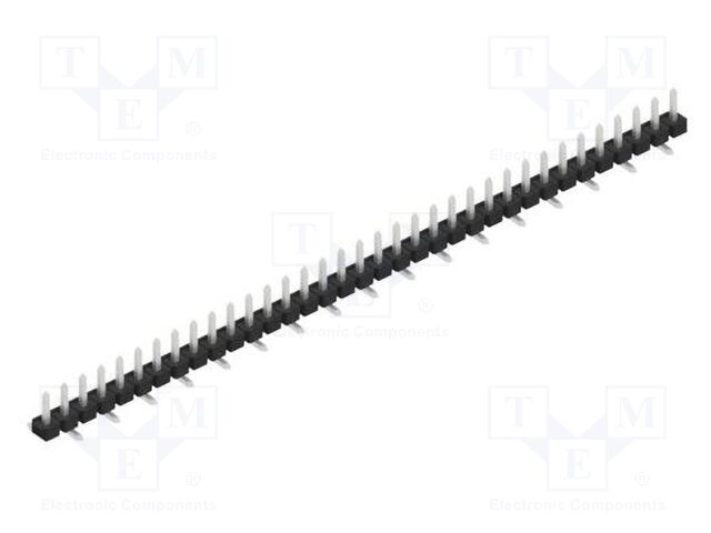 Connector: pin strips; pin header; male; PIN: 35; 2.54mm; SMT; 1x35