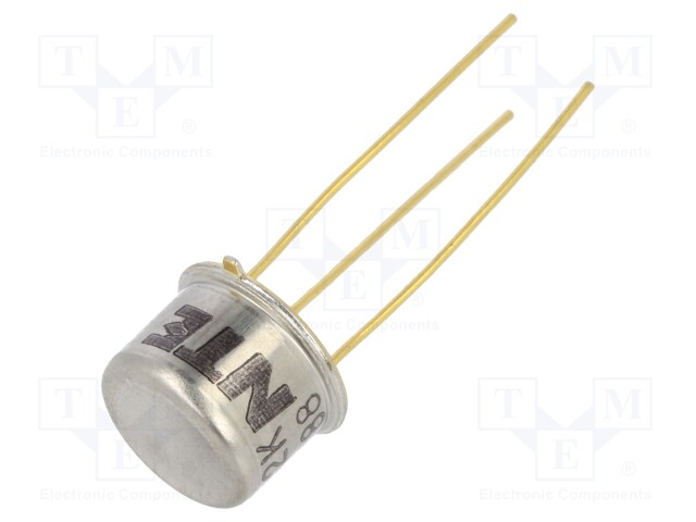Transistor: NPN; bipolar; RF; 17V; 1A; 10W; TO39; Pout: 4W
