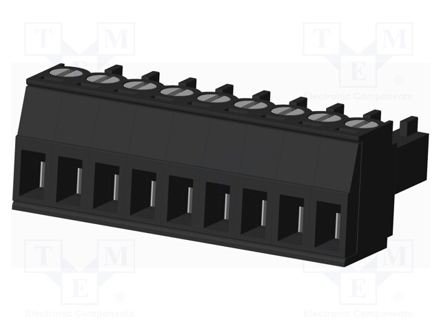 Connector: pluggable terminal block; plug; female; straight; 300V
