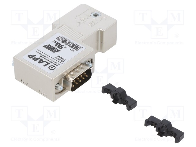 D-Sub; PIN: 9; solid wire,strand; Profibus; angled 90°; for cable