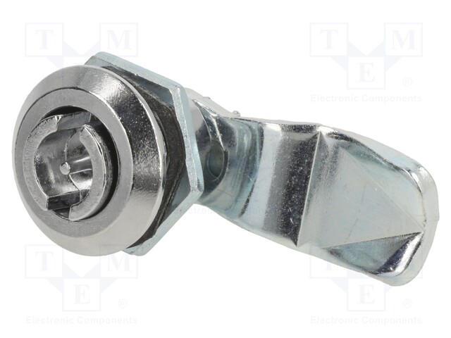 Lock; cast zinc; 14mm; Kind of insert bolt: double-bit insert