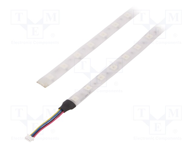 Module: LED tape; Colour: RGB; 4.5W; IP65; 5VDC; 120°; Dim: 1004x10mm