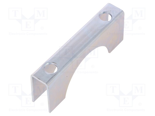 Mounting coupler; steel; zinc; Application: u-bolt