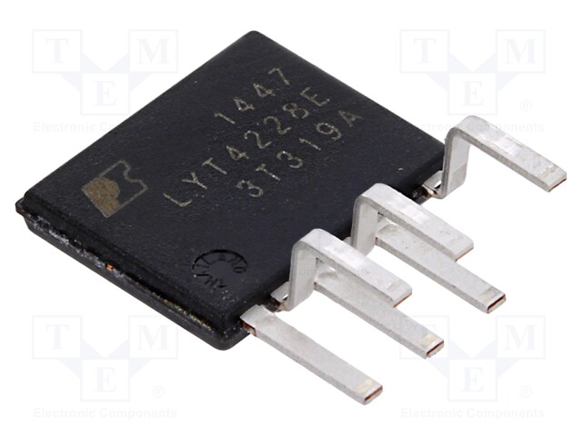 PMIC; AC/DC switcher,LED driver; 160÷308V; Ubr: 725V; eSIP-7C