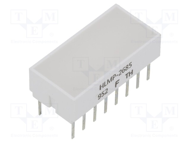 LED backlight; red; Lens: diffused,white; λd: 626nm; 22÷80mcd