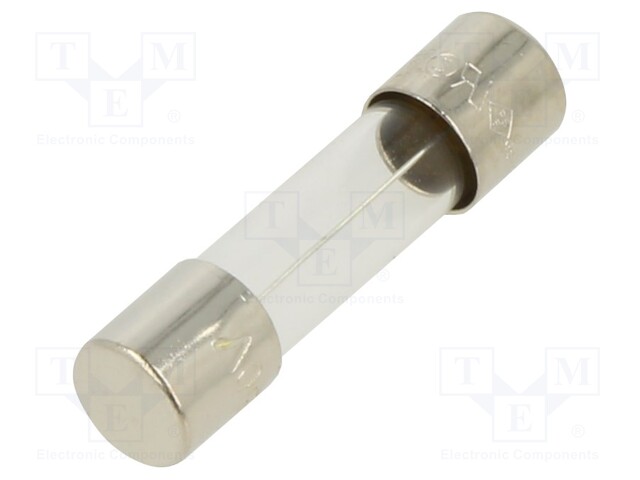 Fuse: fuse; time-lag; 1.6A; 250VAC; cylindrical,glass; 5x20mm; S506