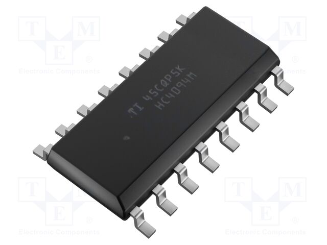 IC: digital; shift and store,serial shift register; SMD; SO16
