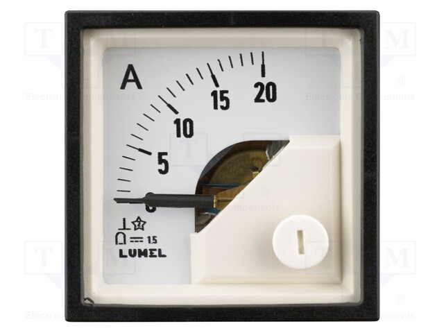 Meter; on panel; analogue; 0÷1000A; Class: 1,5; IP52; Length: 42mm