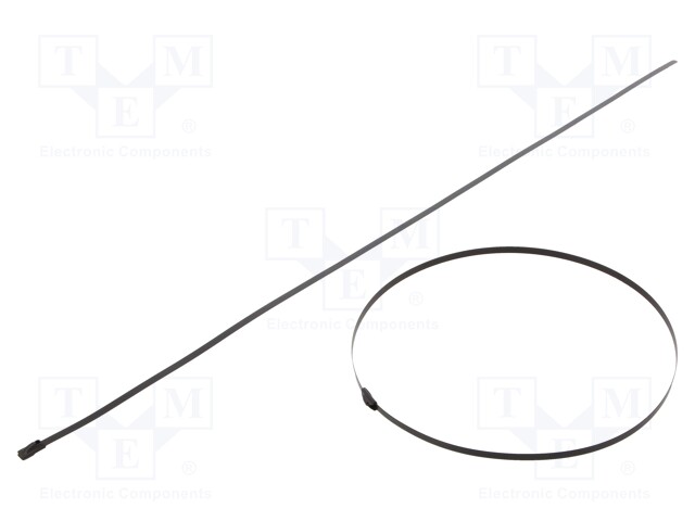 Cable tie; L: 1200mm; W: 12mm; acid resistant steel AISI 316