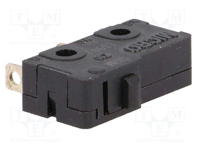 Microswitch SNAP ACTION; without lever; SPDT; 5A/250VAC; ON-(ON)