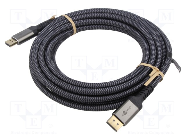 Cable; DisplayPort 1.4; DisplayPort plug,both sides; PVC; Len: 3m