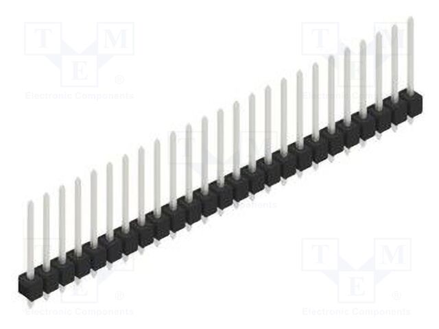 Connector: pin strips; pin header; male; PIN: 25; 2.54mm; THT; 1x25
