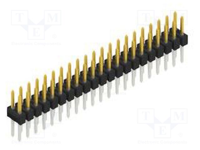 Connector: pin strips; pin header; male; PIN: 42; 2.54mm; THT; 2x21