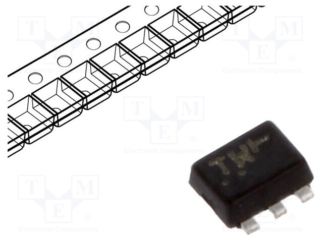 Transistor: N/P-MOSFET; unipolar; -20/20V; 0.39/-0.31A; 0.25W