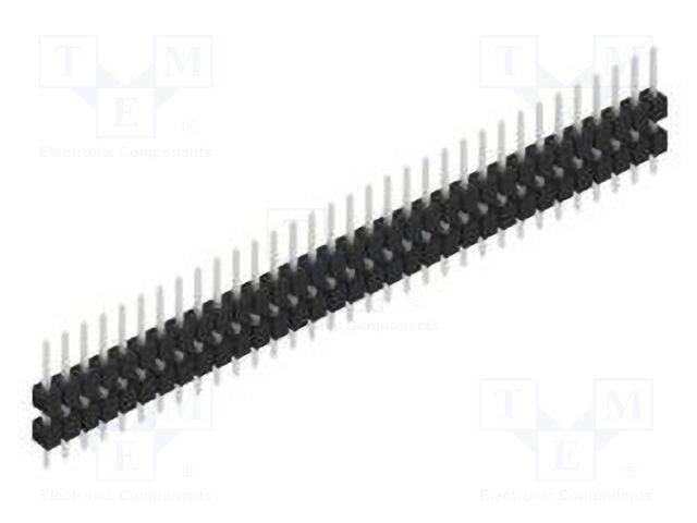 Connector: pin strips; pin header; male; PIN: 33; 2.54mm; THT; 1x33