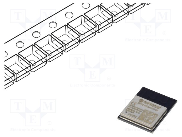 Module: IoT; Bluetooth Low Energy,WiFi; PCB; SMD; 13.2x16.6x2.4mm