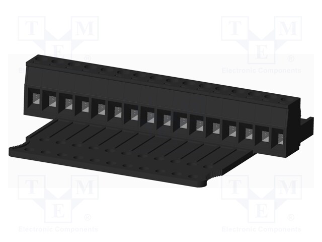 Connector: pluggable terminal block; plug; female; straight; 5mm