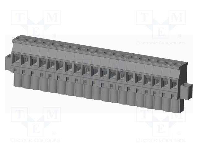 Connector: pluggable terminal block; plug; female; angled 90°