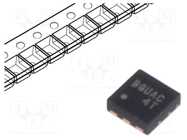 Transistor: N-MOSFET x2; unipolar; 20V; 3.8A; 1.4W; MicroFET