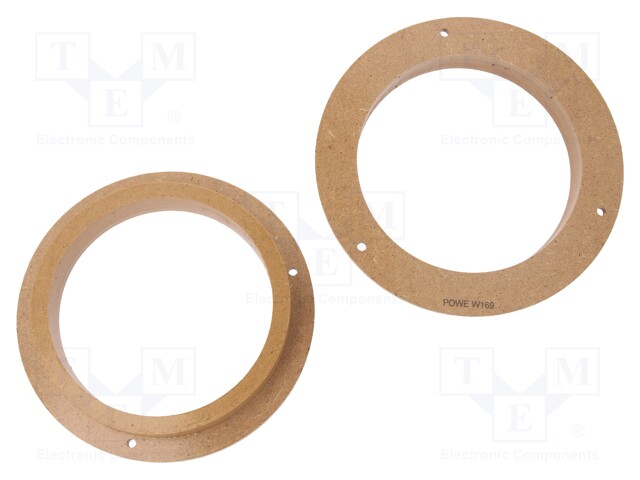 Spacer ring; MDF; 165mm; Mercedes; impregnated,varnished