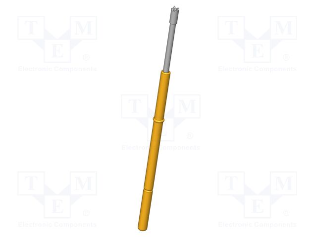 Test needle; Operational spring compression: 8mm; 5A; Ø: 1.3mm