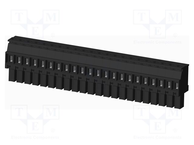 Connector: pluggable terminal block; plug; female; angled 90°
