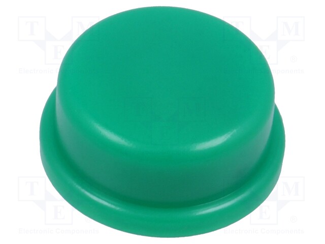 Button; round; green; Application: TACTS-24; Ø13mm