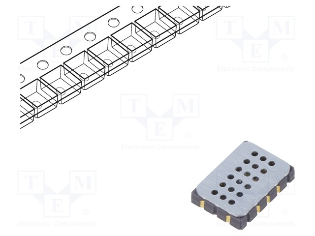 Sensor: gas; C2H5OH,CH4,CO,H2,NH3,NO2; Uoper: 5V; -30÷85°C