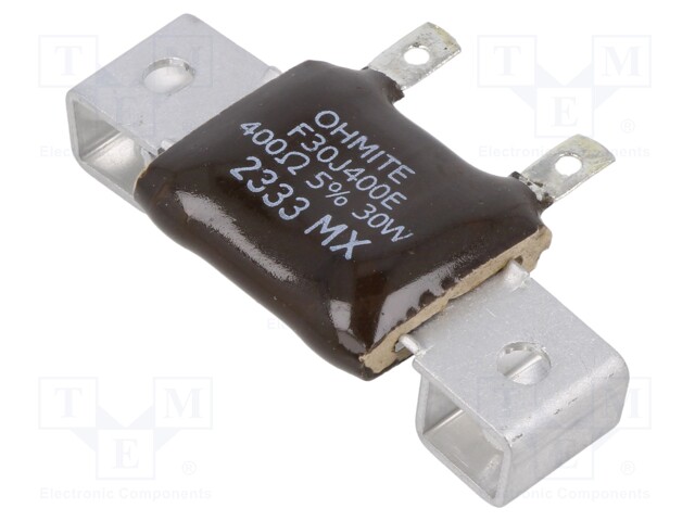 Resistor: power; 400Ω; 30W